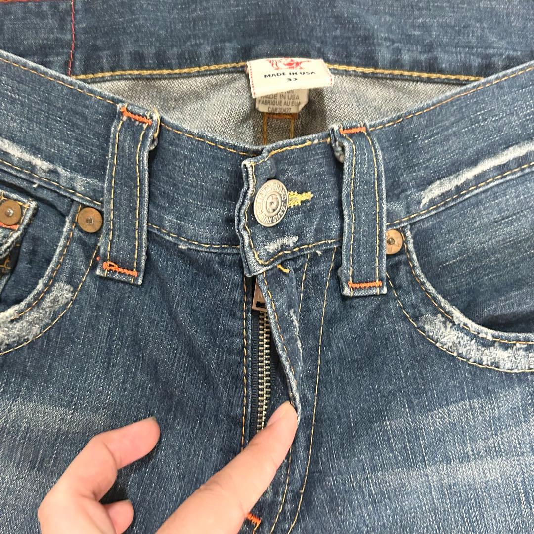 True Religion トゥルーレリジョンJOEY ブーツカットデニム　33