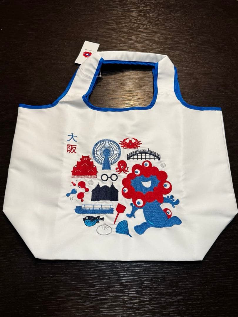 お値下げしました。ミャクミャクKINOKUNIYA 大阪観光名所刺繍エコバッグ