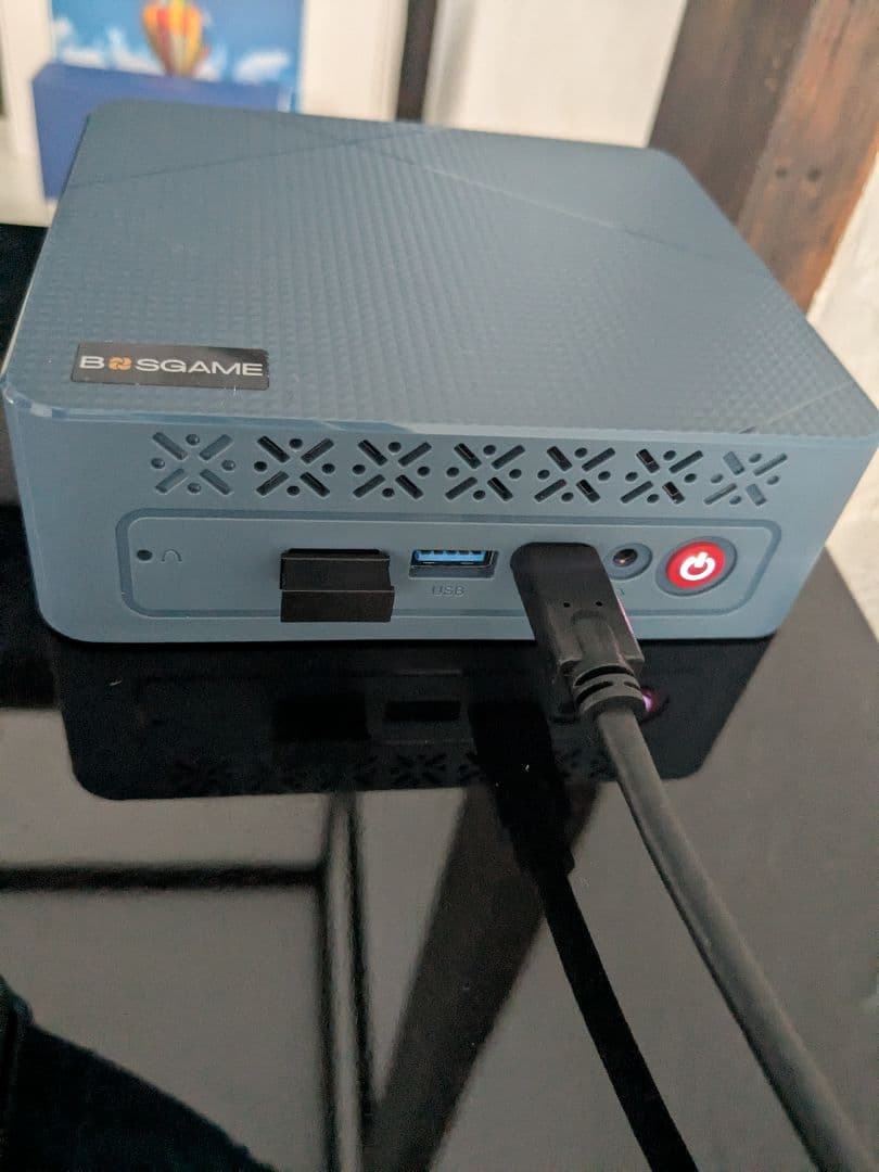 ※最終値下げ ミニPC BOSGAME E2,モニター,キーボード・マウスセット