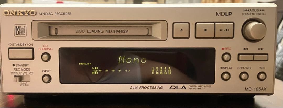 ONKYO MD-105AX ミニディスクレコーダー　動作品