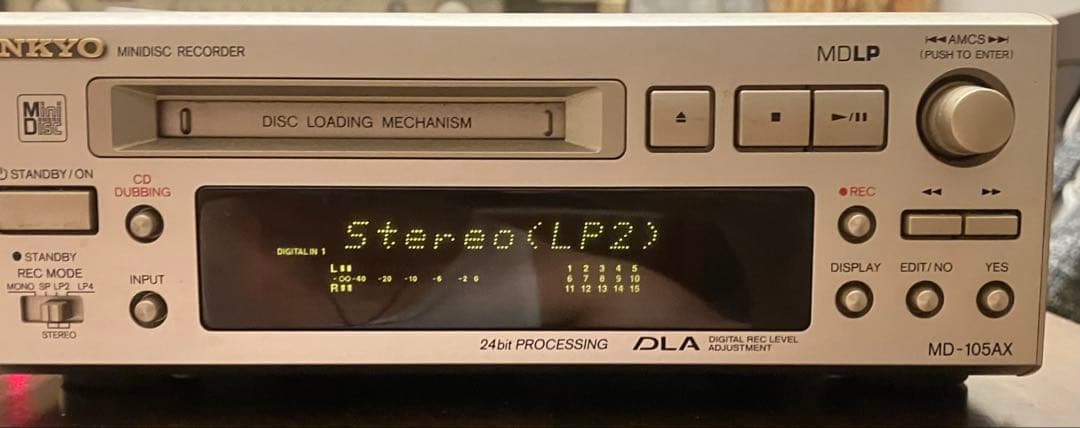 ONKYO MD-105AX ミニディスクレコーダー　動作品