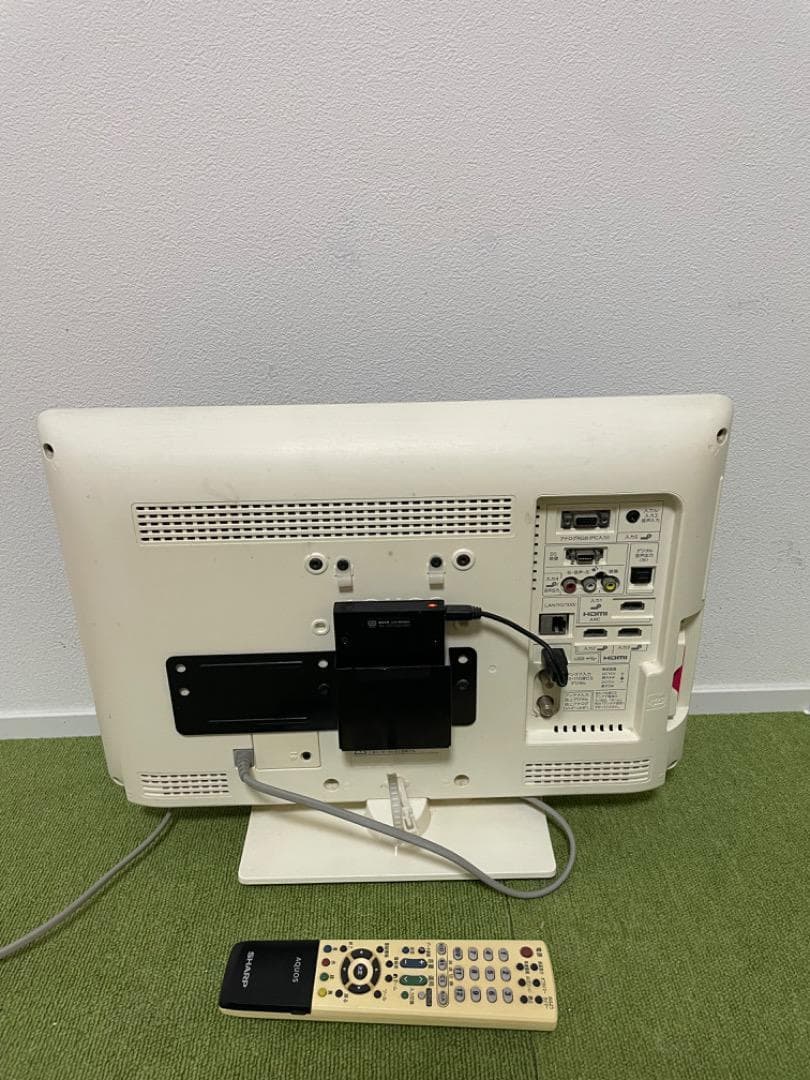 SHARP テレビ すぐ録画可　外付けHDD付き LC-19K5 ハイビジョン