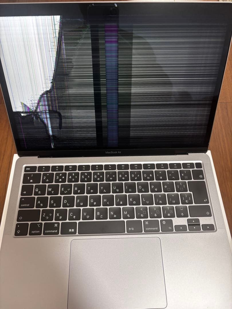MacBook Air M1 2020 8GB 256GB 内部液晶割れ