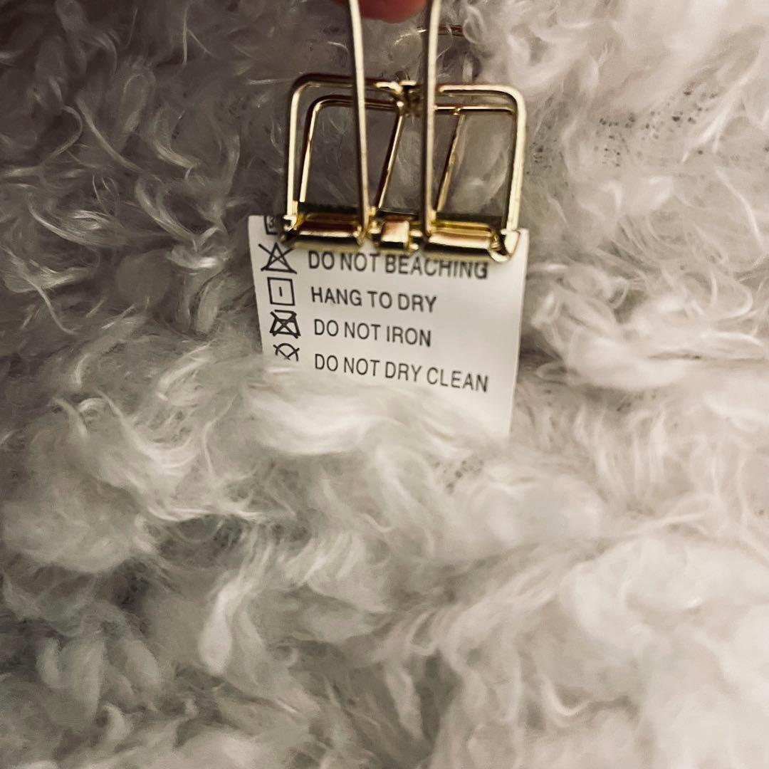 2414【MOCOLIFER】ボア付きモッズコート(M)フード付き　希少