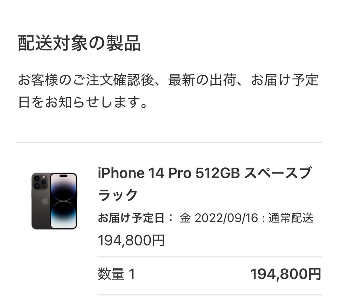 【美品】iPhone14 Pro 512GB スペースブラック+α