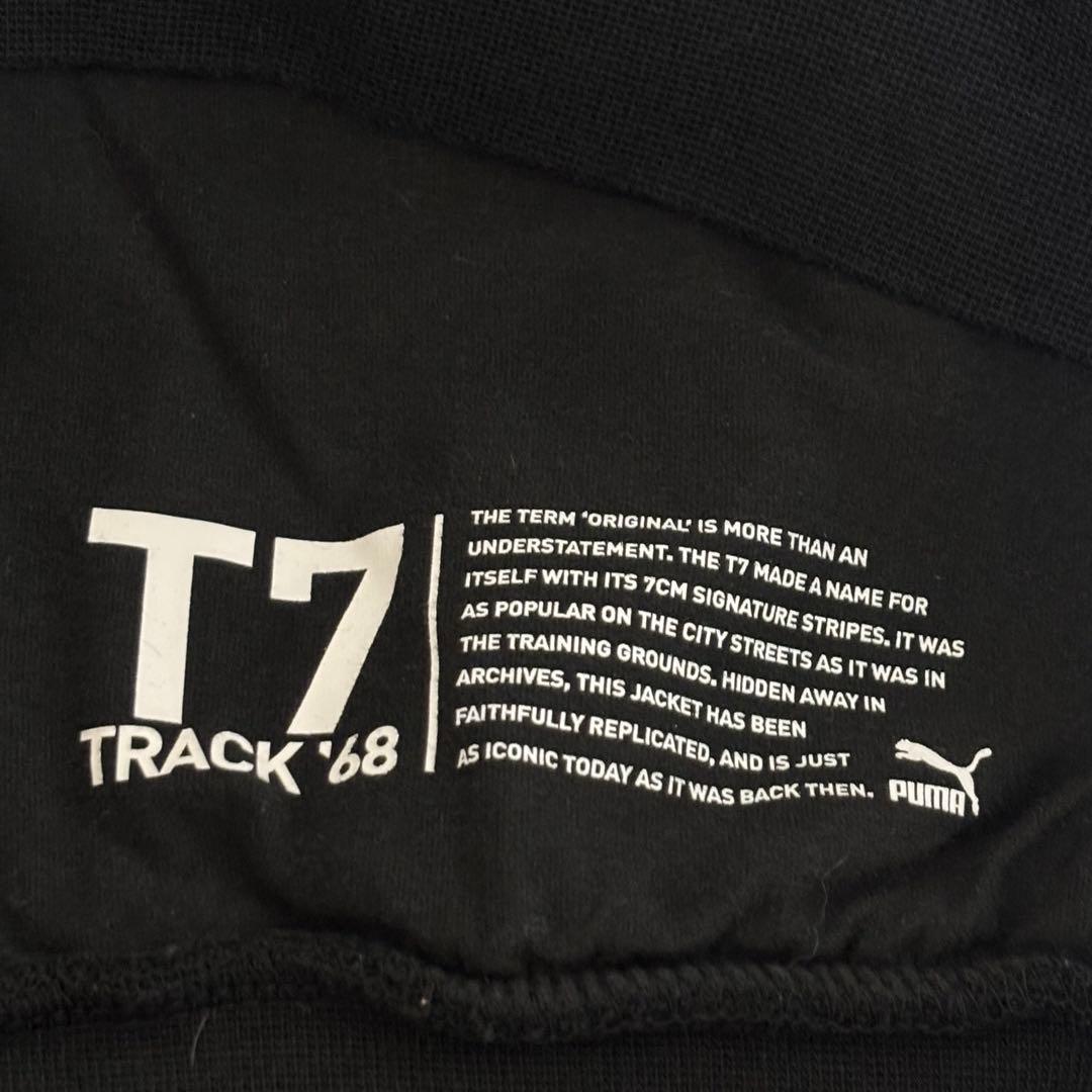 【美品】 プーマ ICONIC T7 トラックジャケット ロゴ サイドライン
