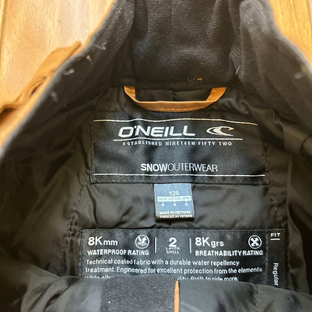 美品⭐︎ONEILL 子ども用スノーボードウェア上下セット　128cm 迷彩柄