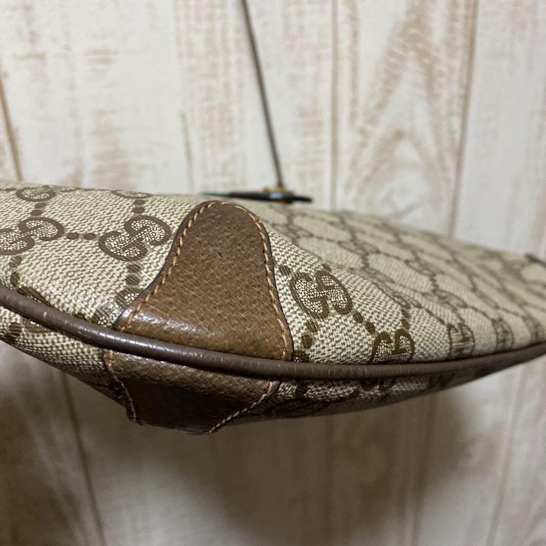 ミナミGUCCI シェリーライン ショルダーバッグ 内側難あり