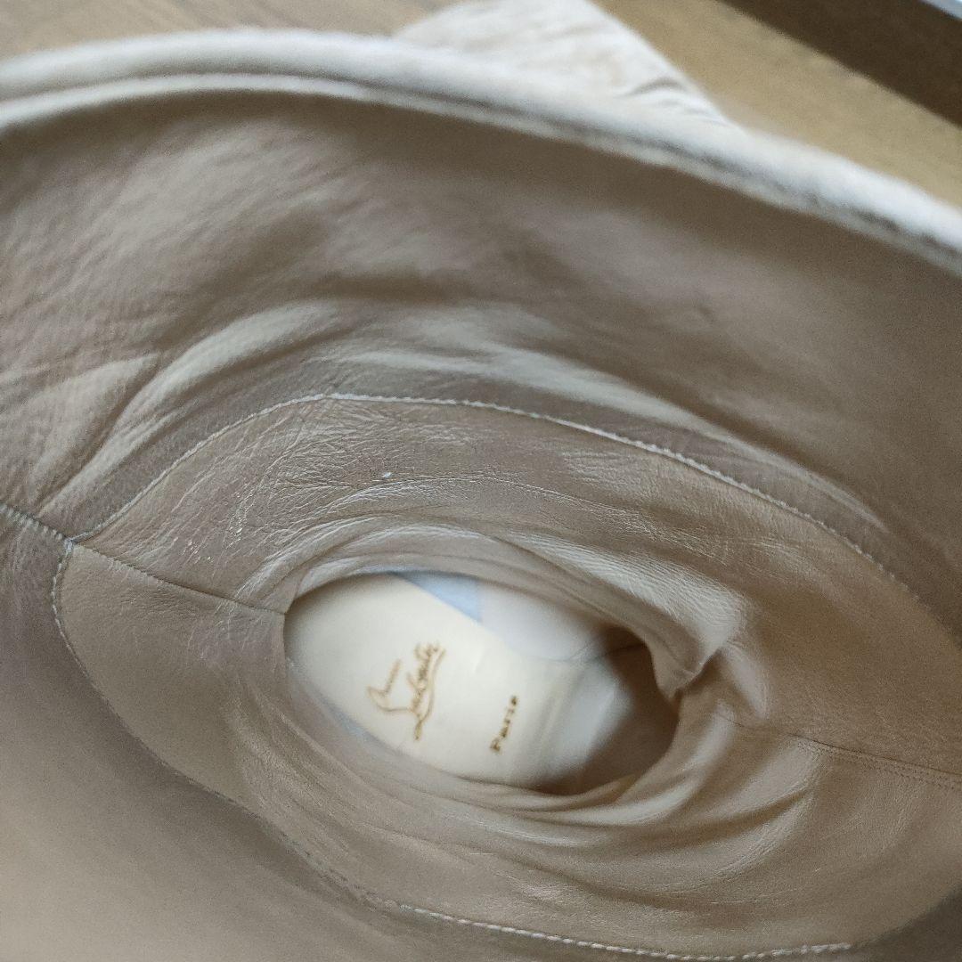 美品　Christian Louboutin ロングブーツ　スウェット