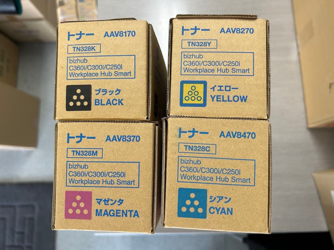（1）コニカミノルタ トナーカートリッジ 4色セット TN328シリーズ