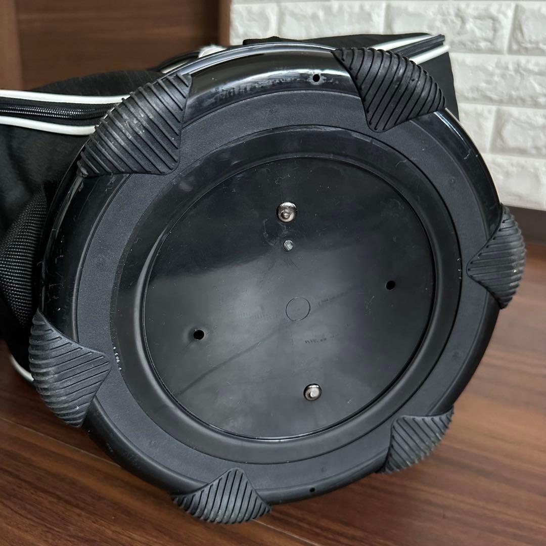 美品 EDWIN GOLF ゴルフ 9.5型キャディバッグ 6分割 ブラック