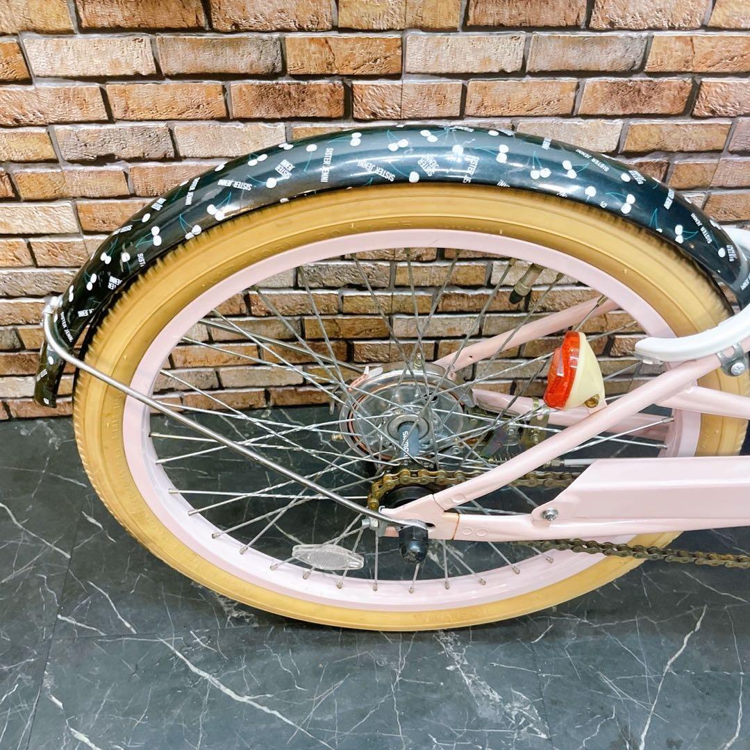 【48】子供用自転車 子供車 SISTER JENNI ピンク 20インチ