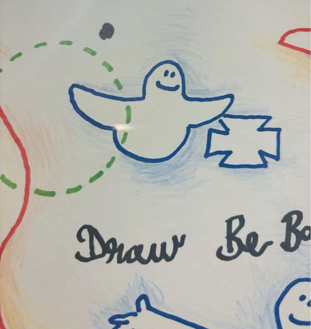 mark gonzales マークゴンザレス 原画 額入 サイン入 アート