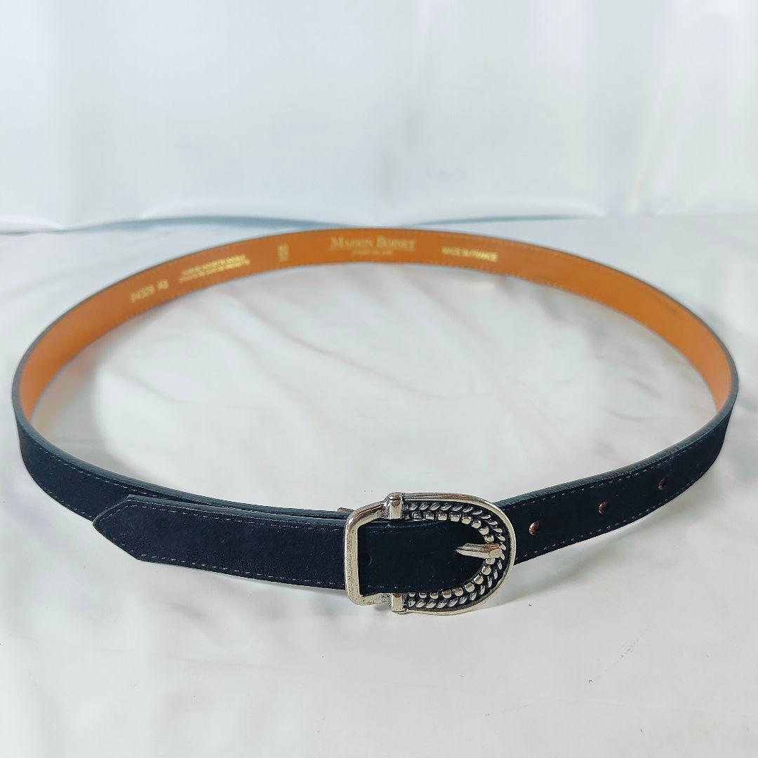 【極美品】MAISON BOINET　高級カーフスキンドレスベルト フランス製品