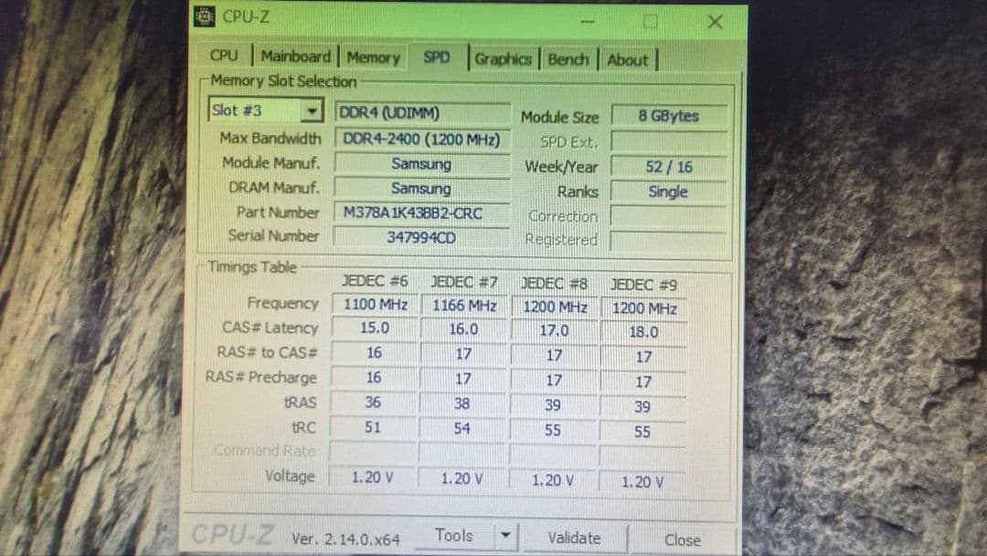 DDR4 8GBx4枚 32GB pc4-2400 動作確認済み ①