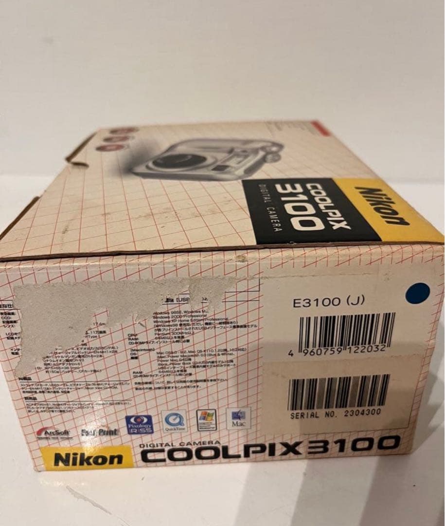 Nikon COOLPIX 3100 デジカメ 箱付き　【通電確認済み】