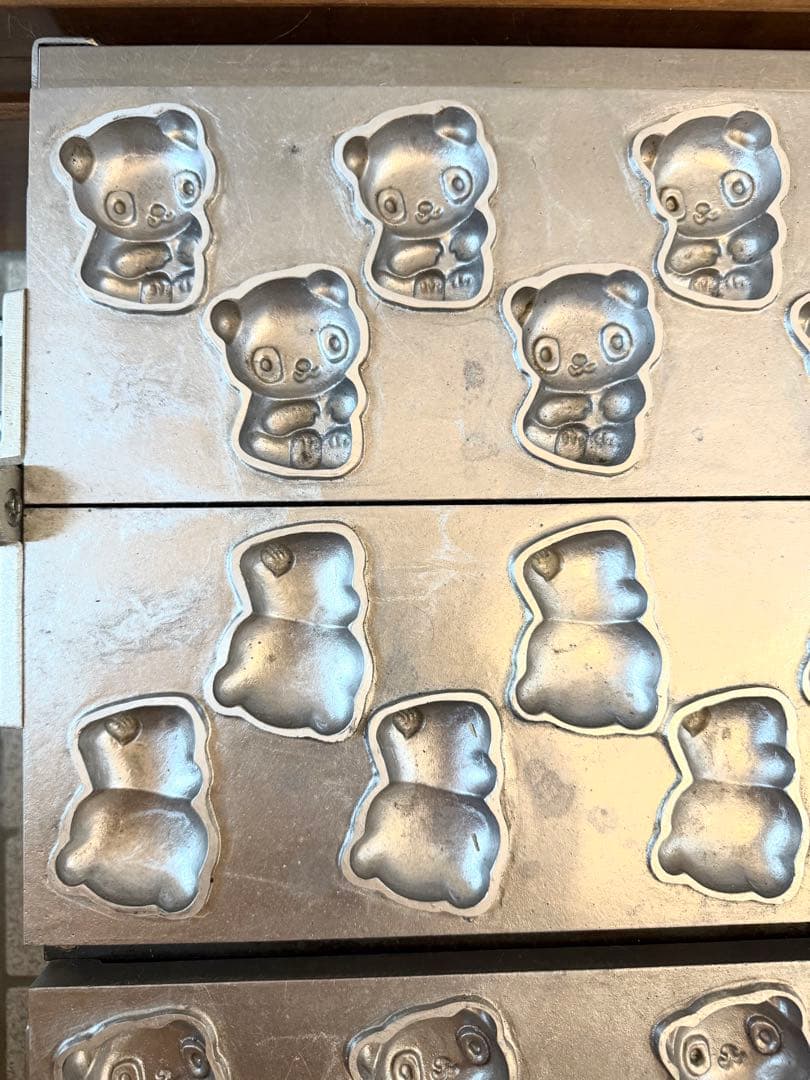【美品】蜜元研究所 パンダ焼き ベベパンダ 業務用　(たい焼き燃板変更可能)