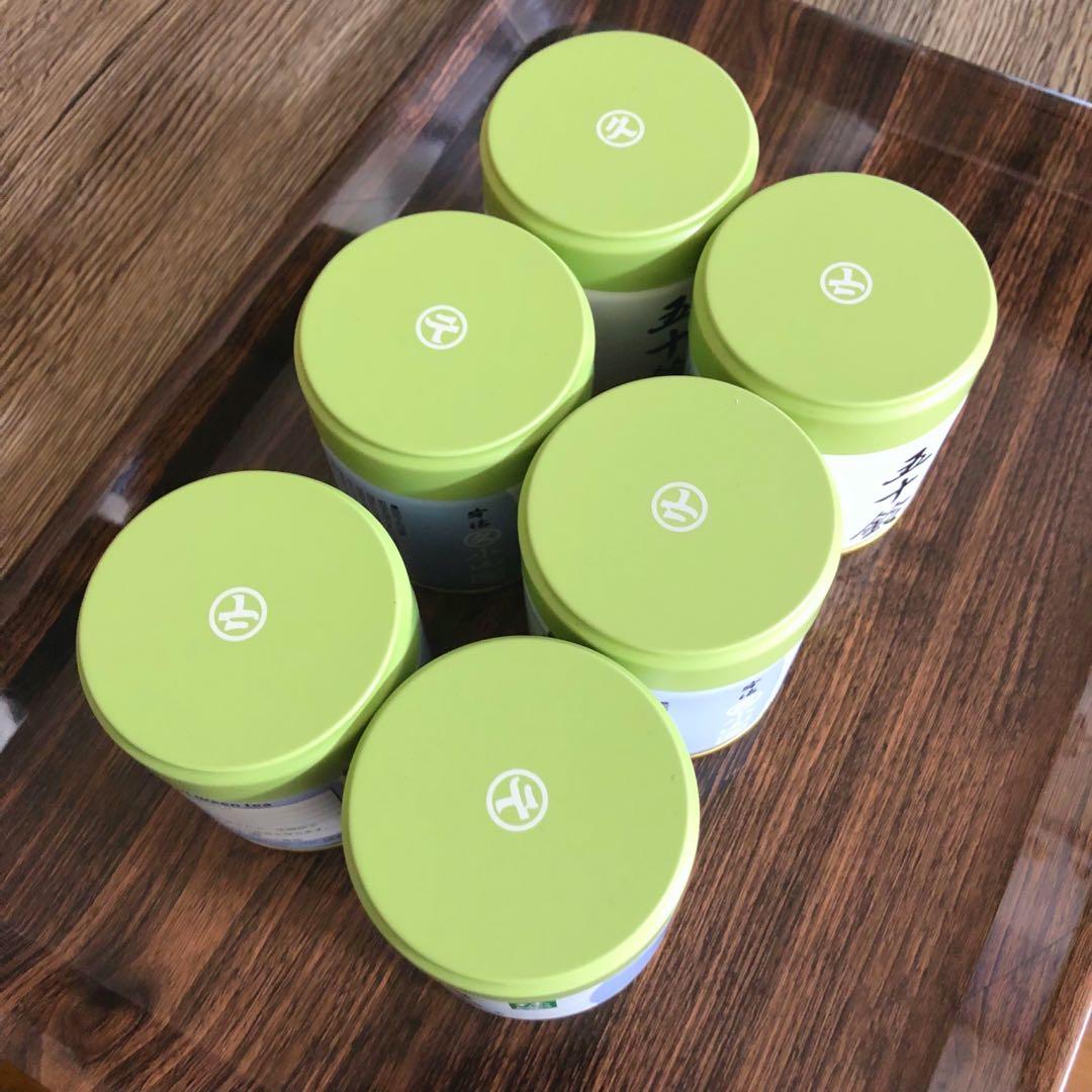 新品、宇治 丸久小山園 抹茶 青嵐と五十鈴 缶入 40g 6缶 セット