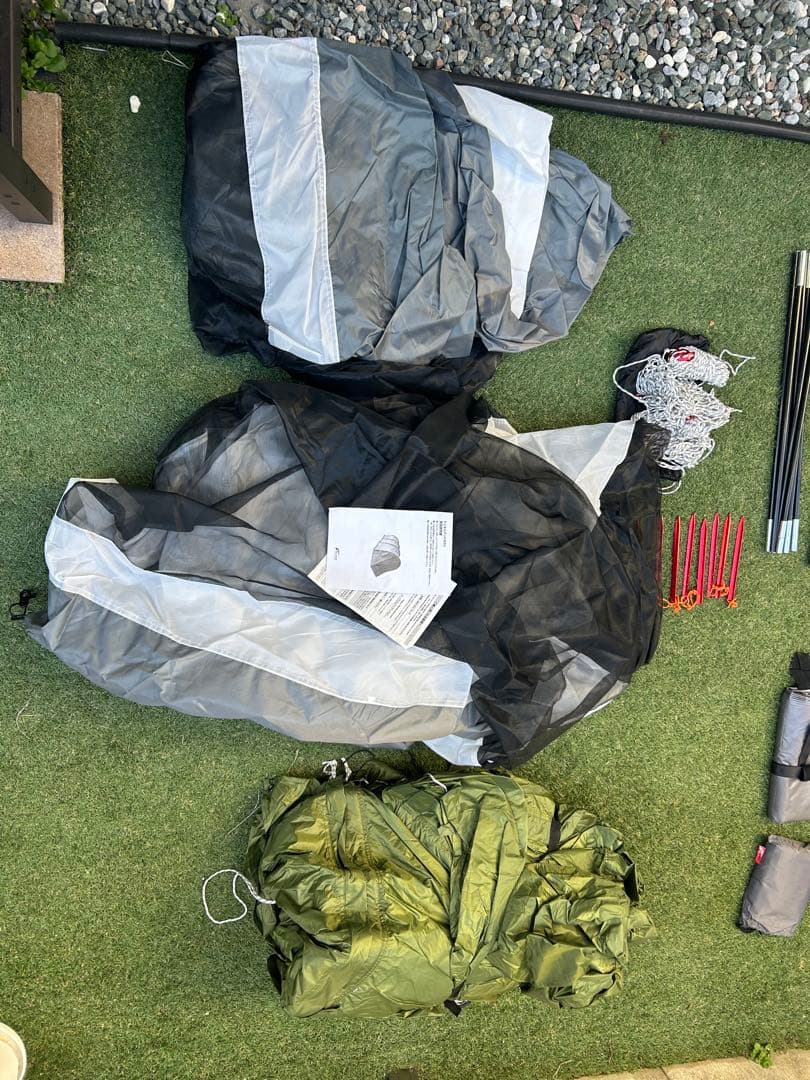 【美品】フィールドアトンネルテント620 ※オプション品付き