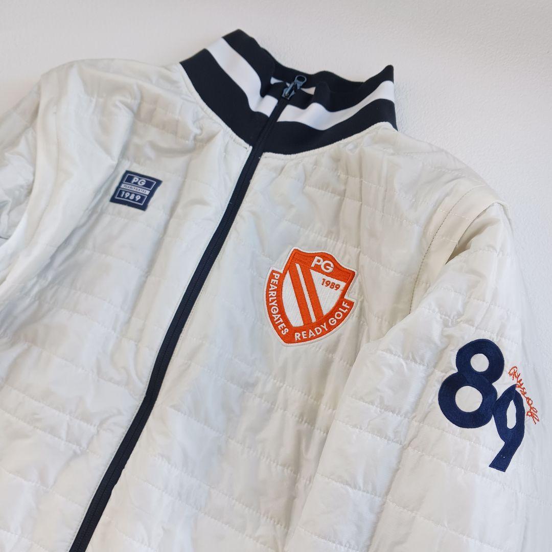 パーリーゲイツ　4WAYジャケット　スニード　ベスト　3L　カモフラ　ワッペン