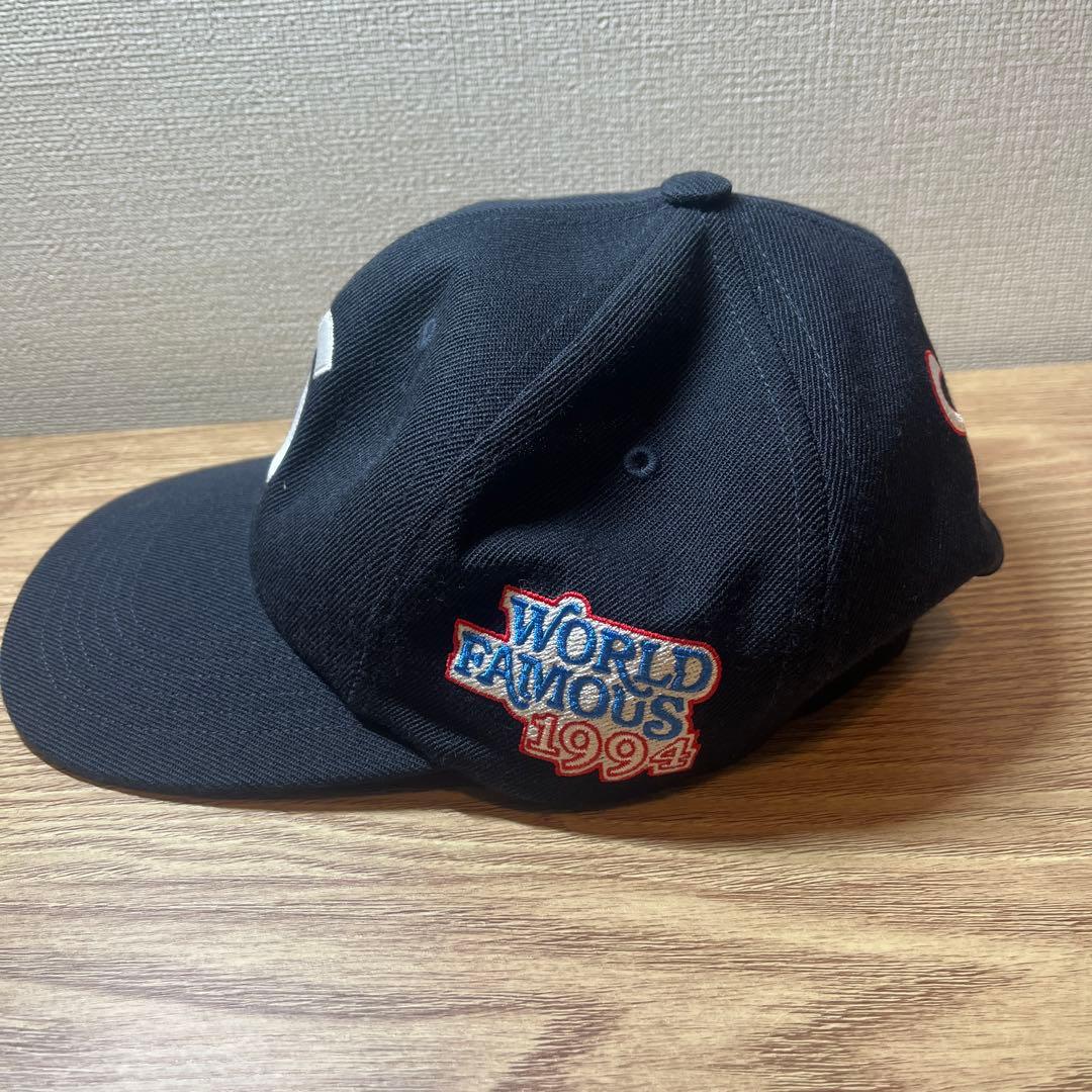SUPREME ネイビー シュプリーム World Famous キャップ