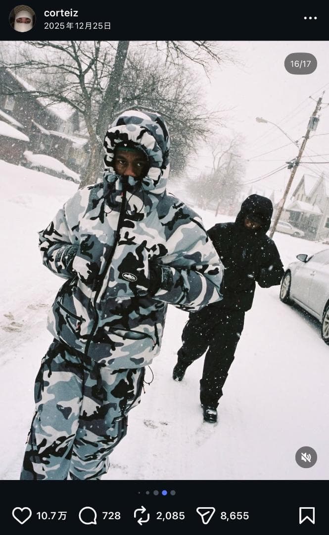 ジャケット・アウター Corteiz Elitework Avalanche Bolo Parka