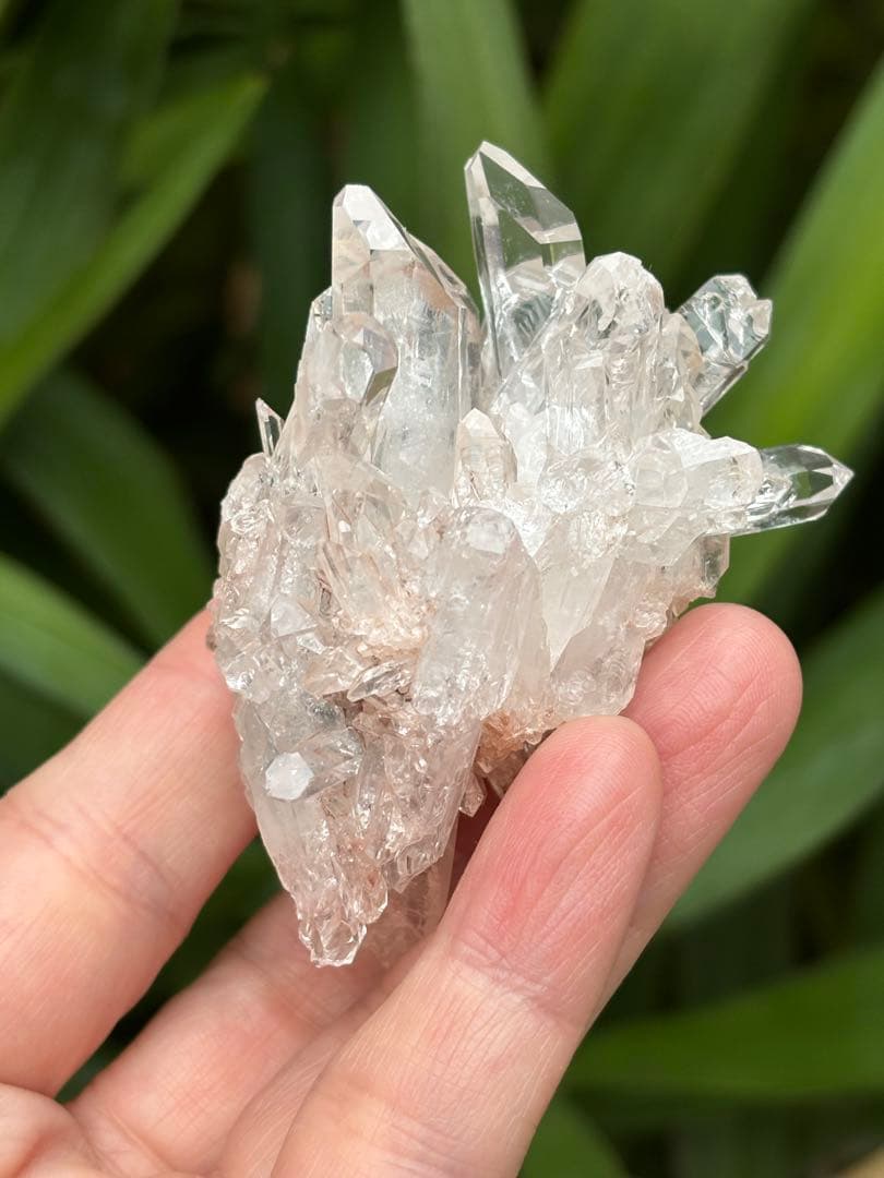 コロンビア産　ピンクレムリアンクラスター　113g 優美なピンク　ピンレム