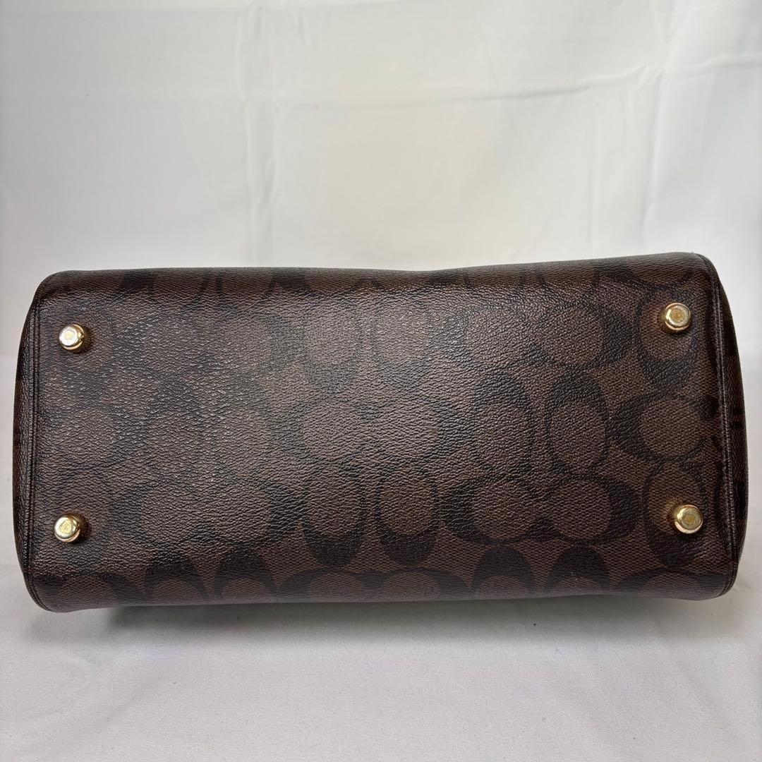 さとのりコーチ ミニボストン ショルダーバッグ 2way シグネチャー