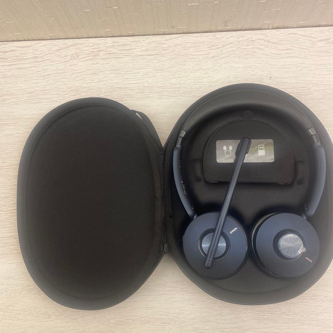 即配　Anker PowerConf H700 ワイヤレスヘッドセットスタンド無