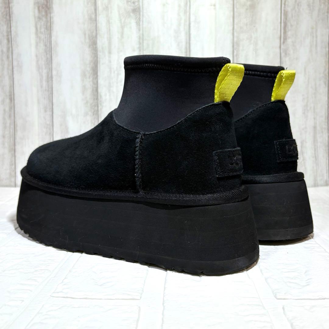 【美品】UGG ✿厚底　ミニディッパー　プラットフォーム　ムートンブーツ　23
