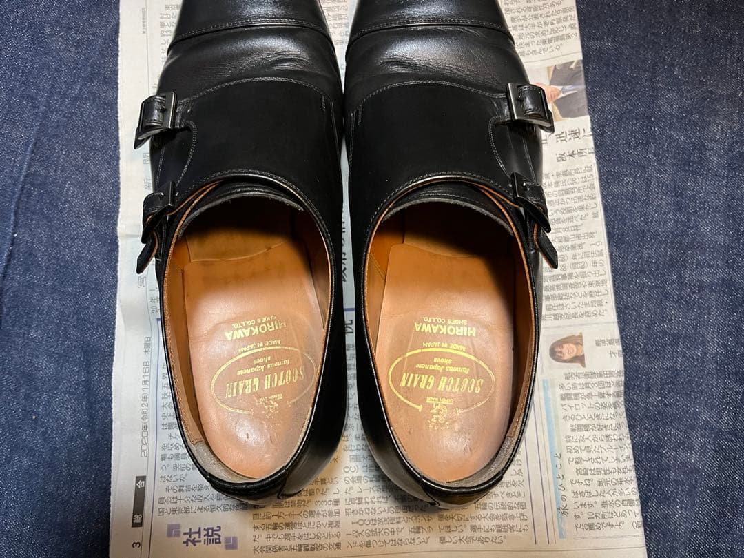 スコッチグレイン　ダブルモンク　27cm