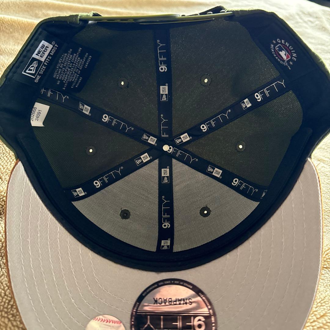 ロサンゼルス・ドジャース　9FIFTY　オリーブ＆ブラウン　スナップバック