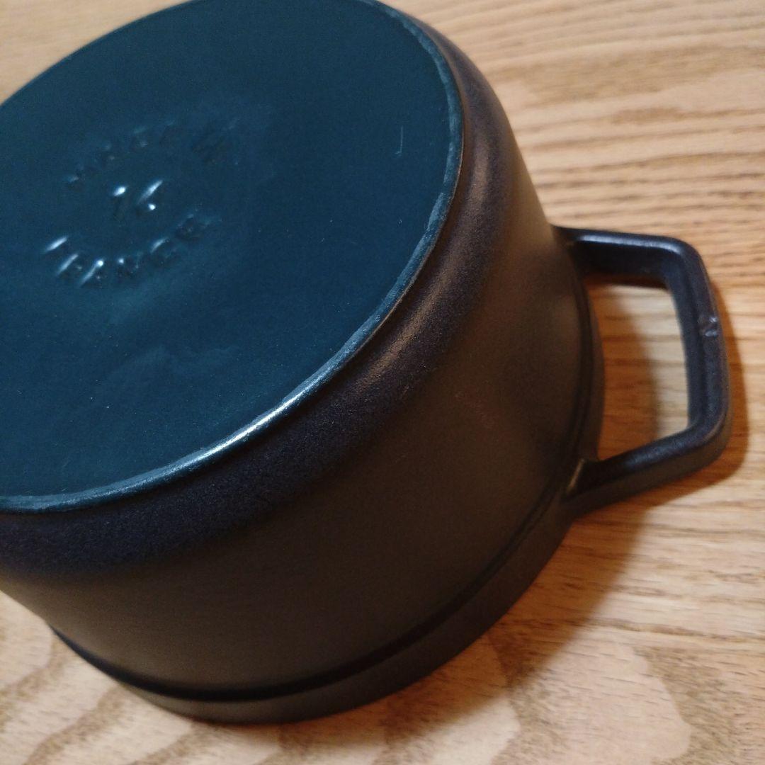 STAUB ストウブ ココット ラウンド 16cm 黒