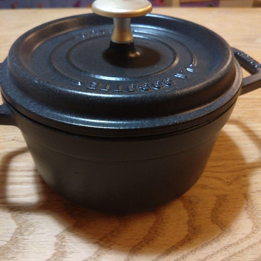 STAUB ストウブ ココット ラウンド 16cm 黒