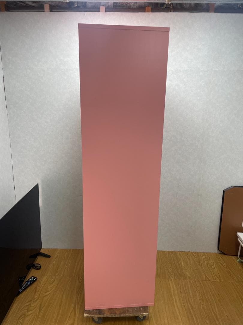 K♢153 Arne 本棚 ピンク一列６段 H-001 未使用アウトレット