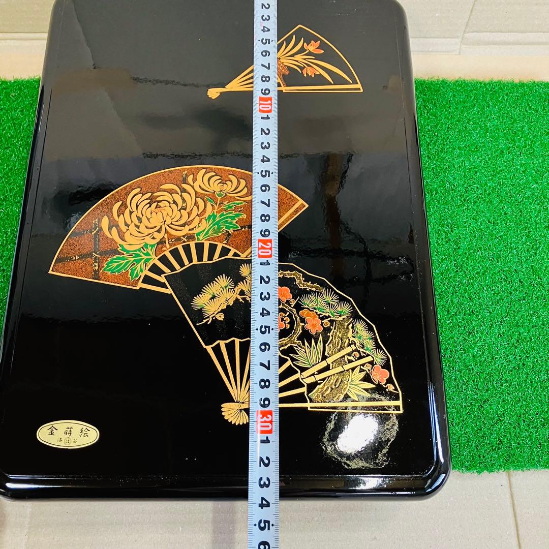 昭和五十五年一月吉日の銘が刻まれた希少な美術工芸品、本蒔絵漆器の文庫箱