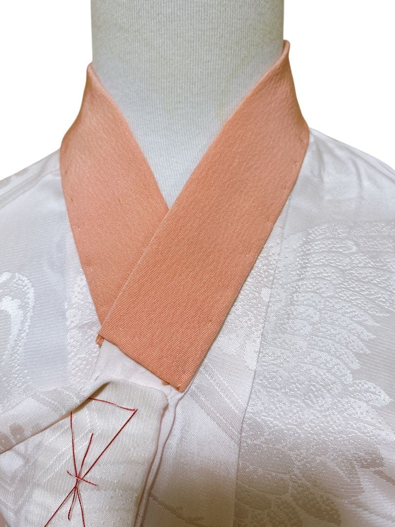 正絹鹿の子柄♡七五三　3歳　女の子　フルセット　一式　赤系　刺繍入り被布