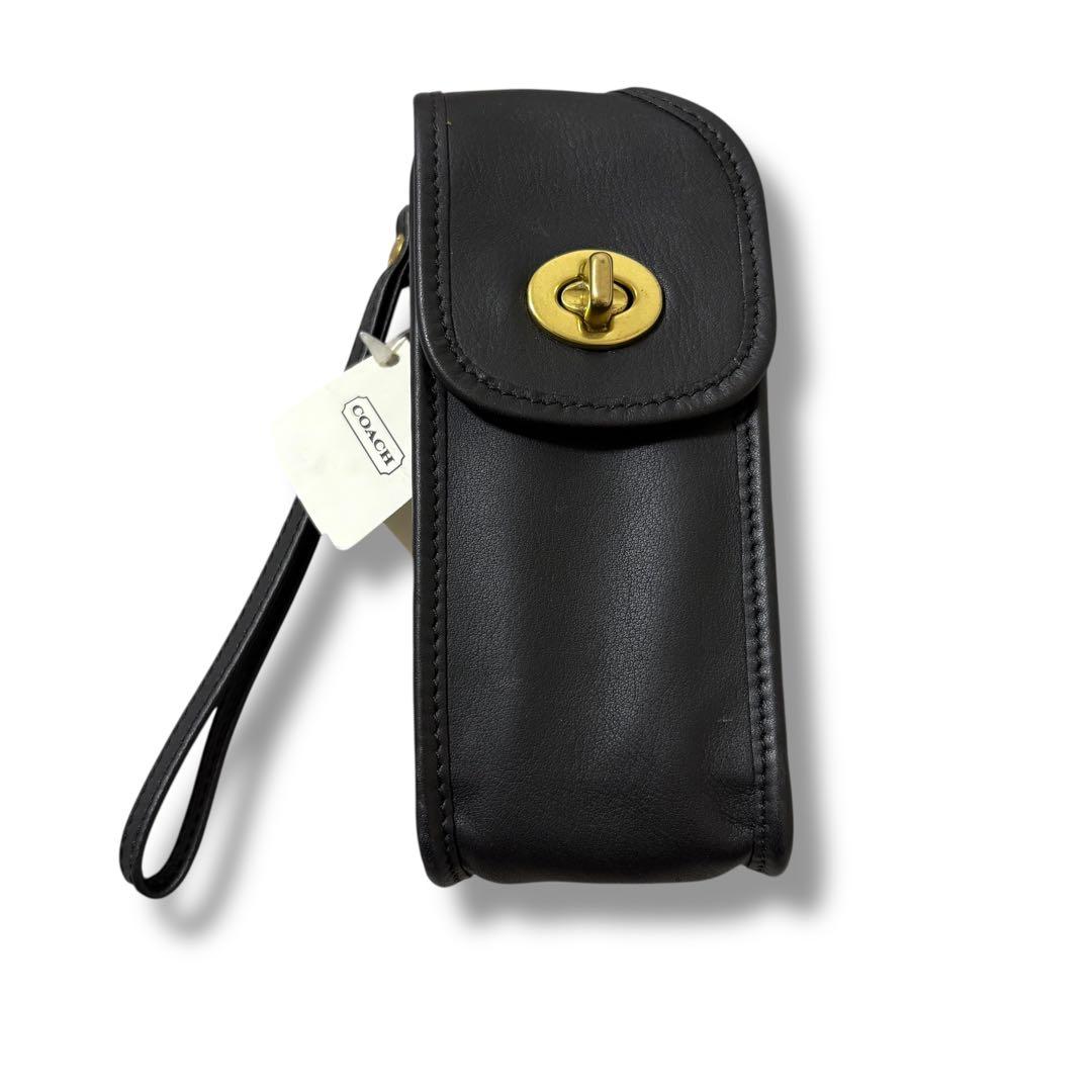 希少　新品タグ付き　オールドコーチ　シガレットポーチ　ビンテージ　ブラック