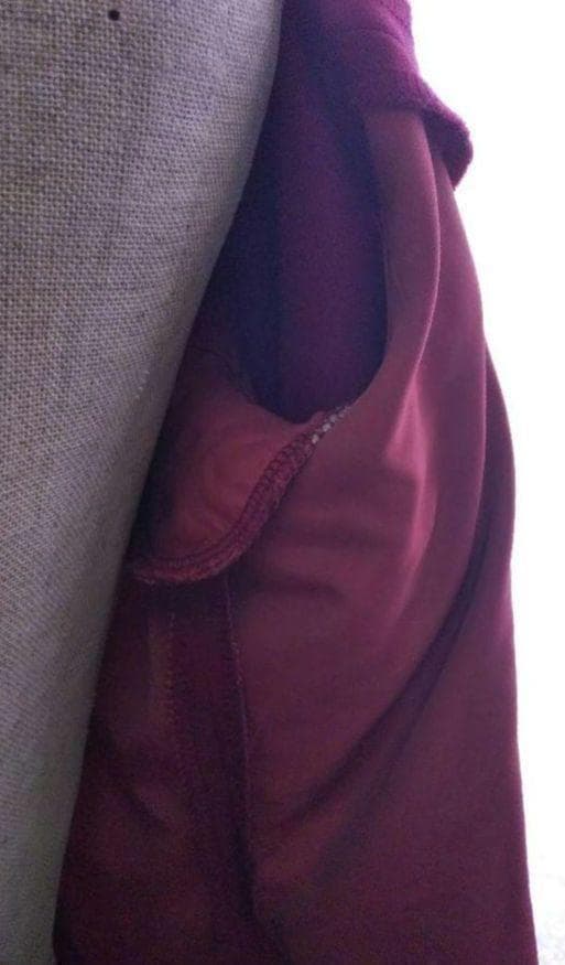 色注意　フラメンコ衣装ジャケットとファルダ赤よりバーガンディーの2ピース