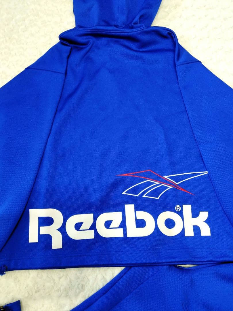 90s Reebok リーボック ジャージ セットアップ ブルー Ｌ