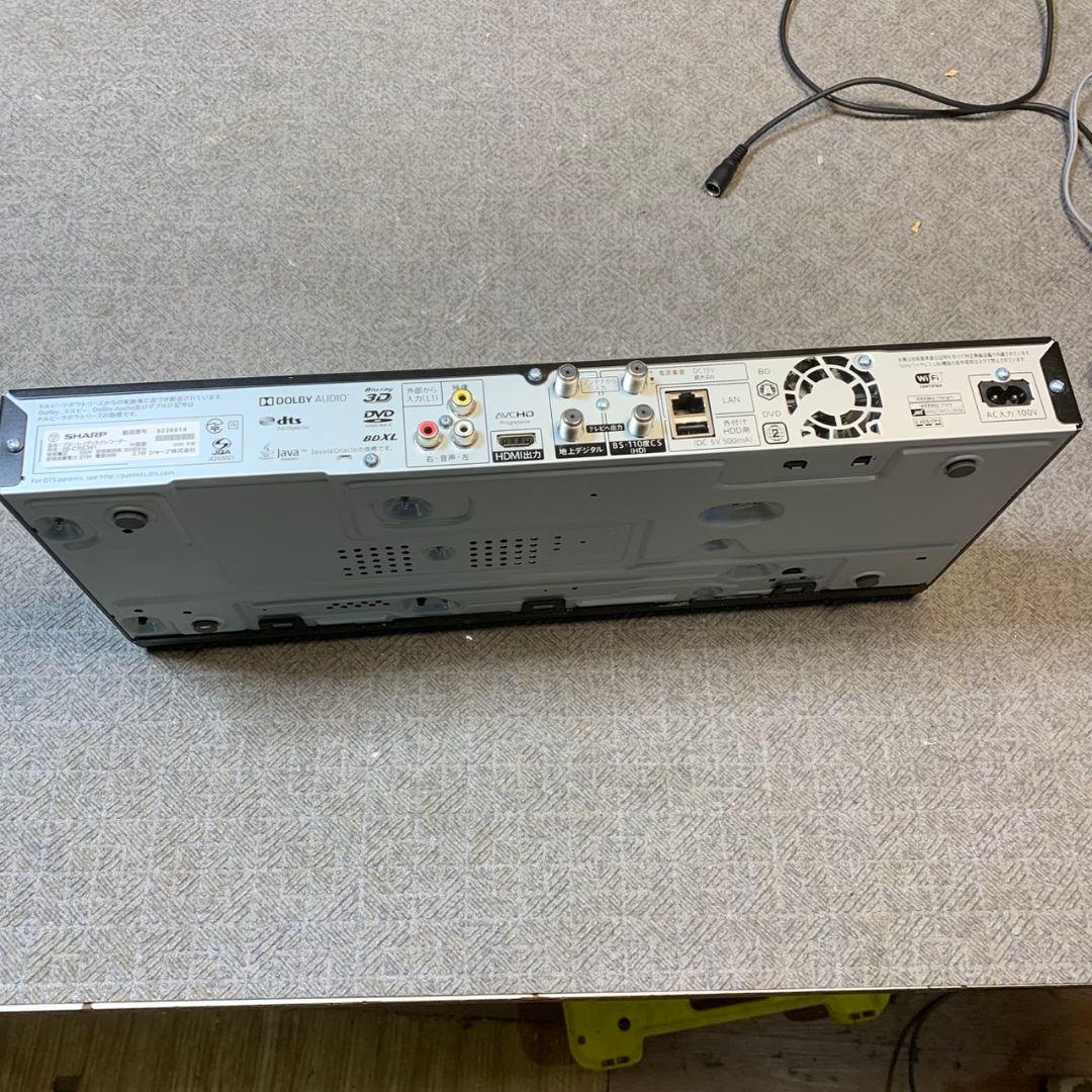 J928 SHARP ブルーレイレコーダー 2B-C10CW1 2020年製
