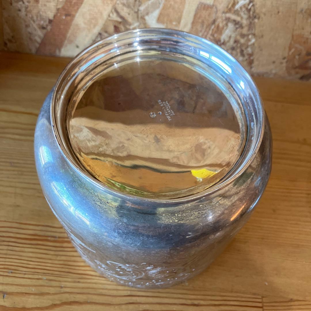 アンティーク雑貨 Tiffany SterlingSilver Footed Lidded Jar