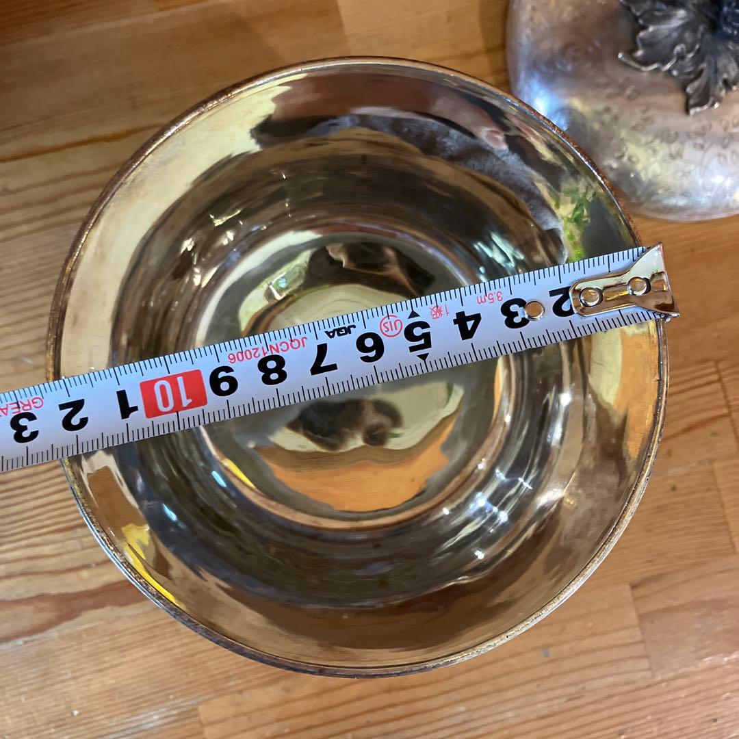 アンティーク雑貨 Tiffany SterlingSilver Footed Lidded Jar