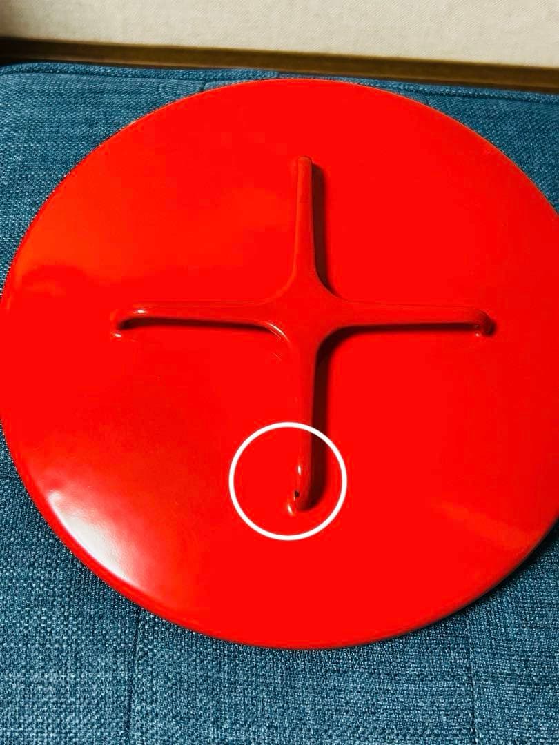 Dansk ダンスク 23cm 両手鍋 チリレッド 中古品