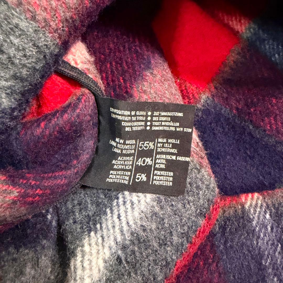 極美品　グローバーオール　ダッフルコート　タターンチェック