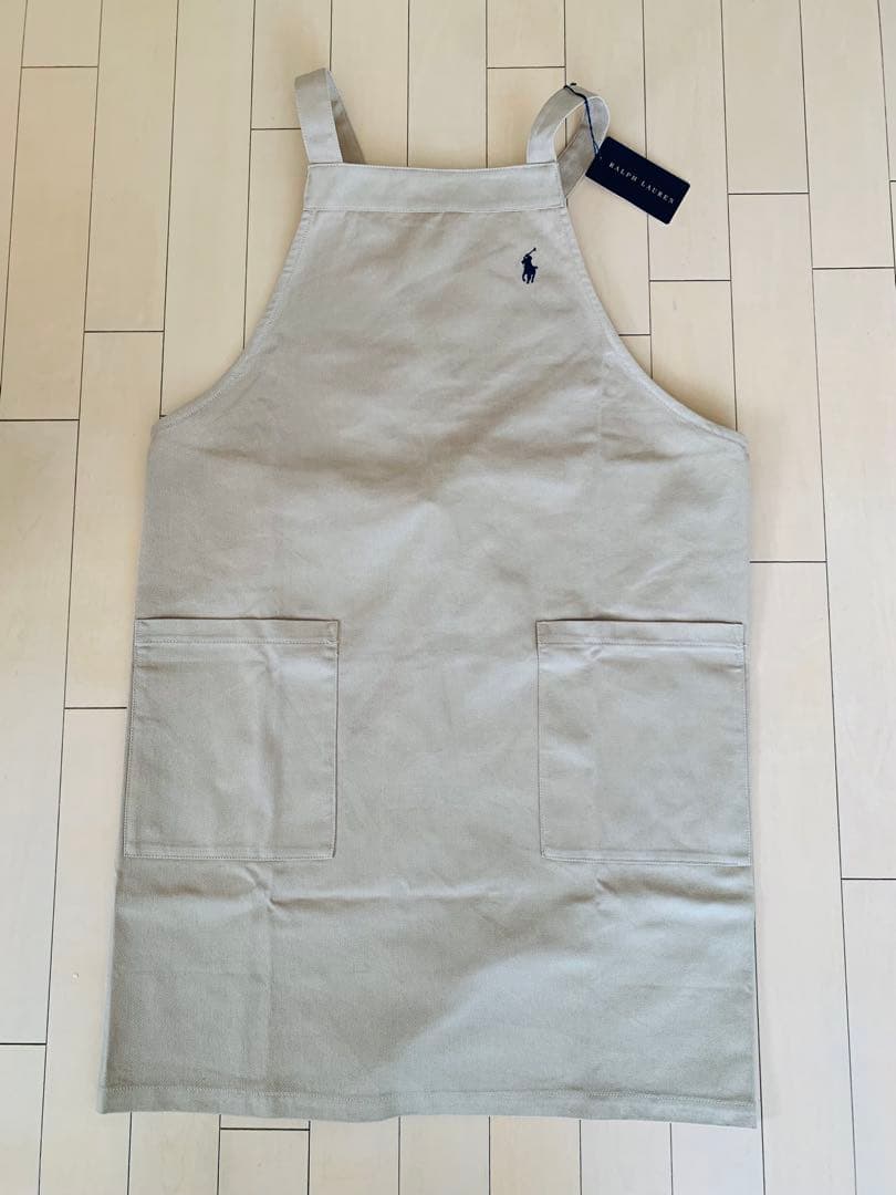【新品タグ付✨】Ralph Lauren ラルフ ベージュエプロン 女性 男性