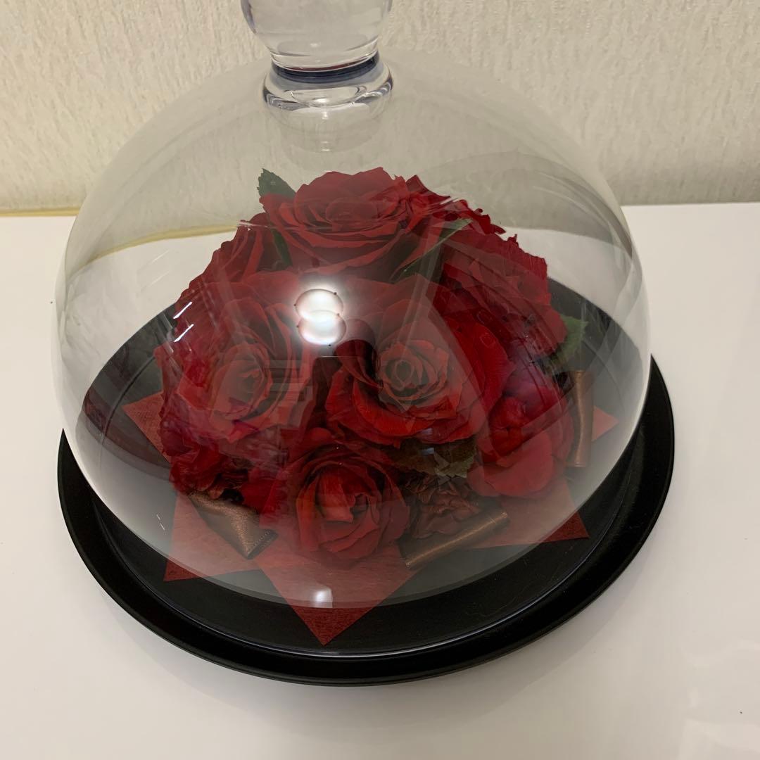 赤い薔薇、ブラザードフラワードー ム型24✖️20