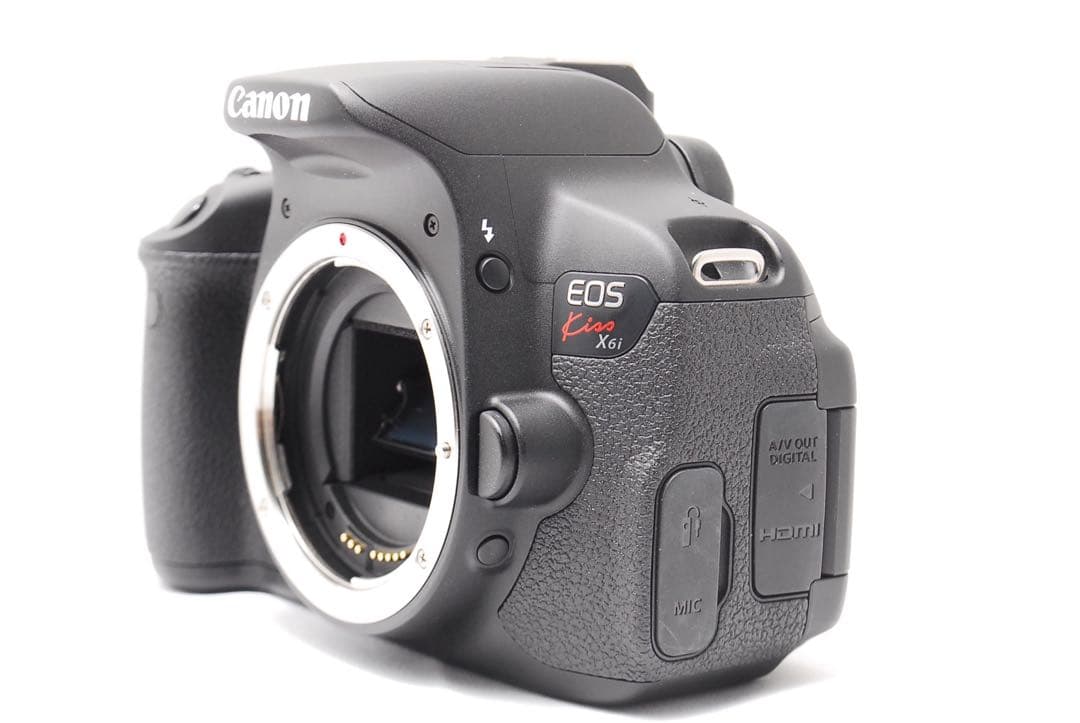 【美品】Canon Kiss X6i レンズキット バッテリー2個 スマホ転送◎