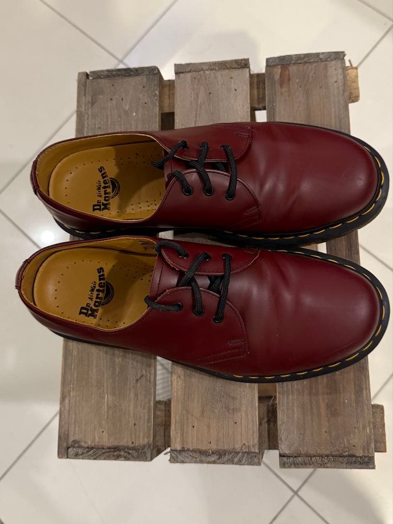 Dr.Martens 1461 3EYE GIBSON チェリーレッド　27.0