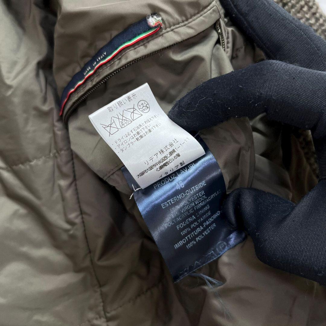 【 大きいサイズ 】 ヘルノ　ダッフルコート　ミックスツイード　フード　ポケット